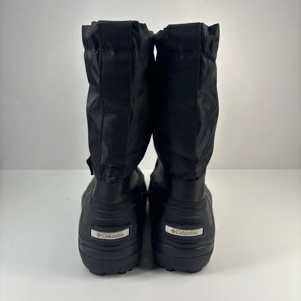 Columbia Powderbug Forty Youth US 7 Black Waterproof Winter Snow Boots Insulated